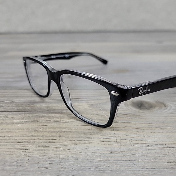 Ray-Ban RB1531 3529 Kids Eyeglasses Frames Black Clear Full Rim 48-16-130 - Picture 1 of 12